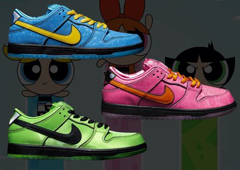 powerpuff girls nike dunks